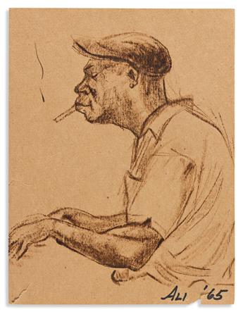 (ART.) Archive of sketches, correspondence, and other papers of Masood Ali Wilbert Warren.